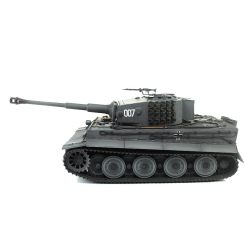 Czołg zdalnie sterowany IR/dźwięk 1:24 German Tiger 1 Late Painted Gray RTR 2.4Ghz - Heng Long 3841-11-L-G